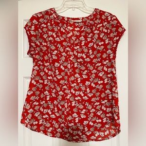 Fun2Fun Zahari Split Neck Blouse